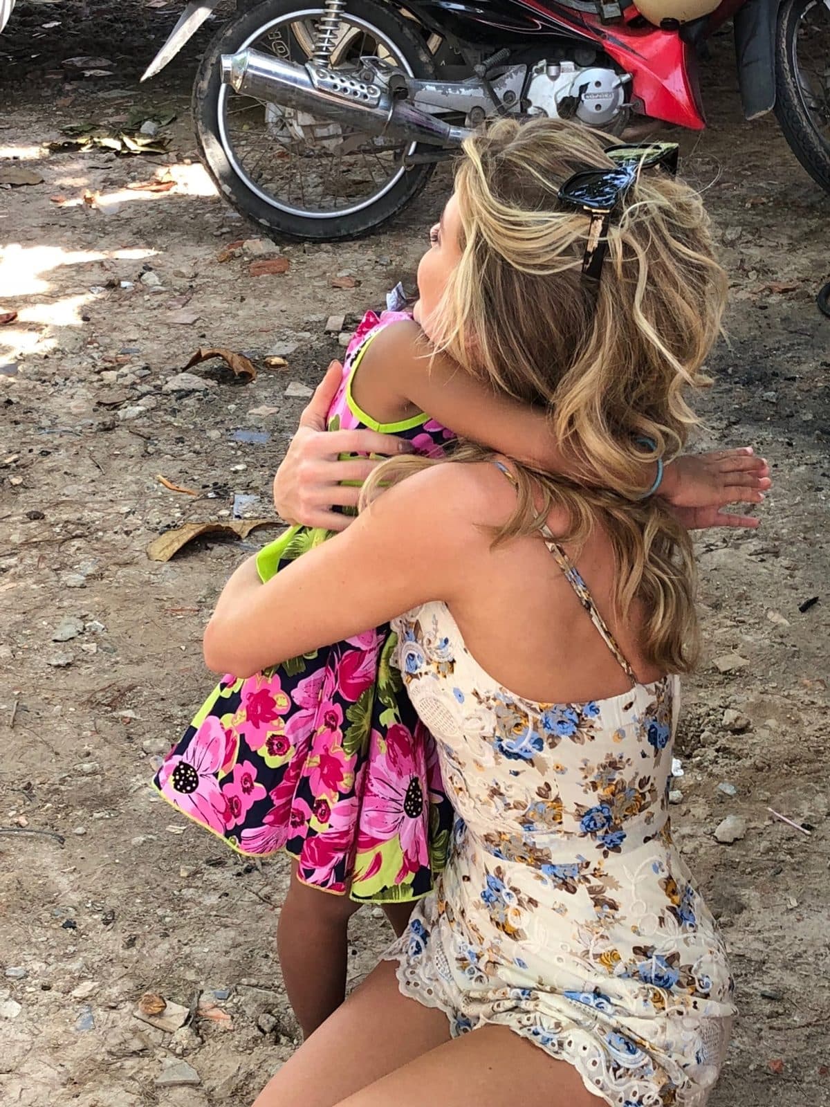 Two Love Stormers embracing